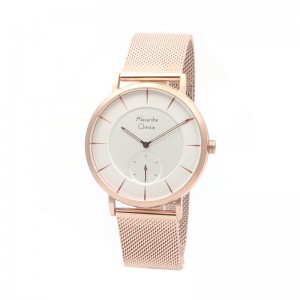 Alexandre Christie AC 8586 Rosegold White Man MSBRGSL